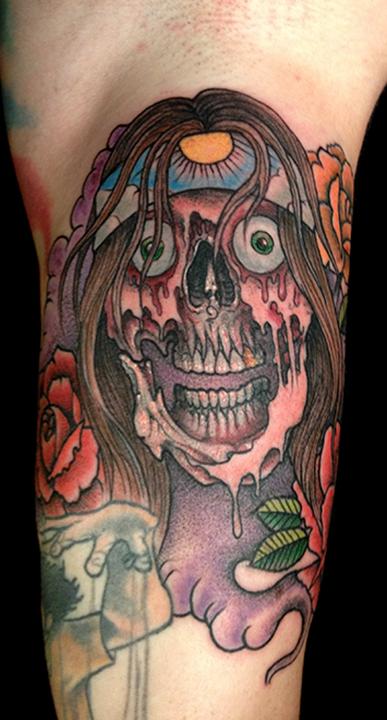 Jeff Johnson -  Melting Faced Wild Child Tattoo
